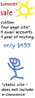Special summer prices on web sites